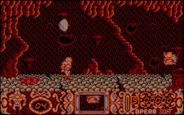 Mutan Zone - Amstrad CPC game screenshot (1988) by Opera Soft